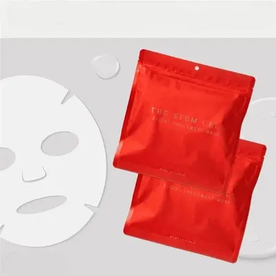 Маска для обличчя Kor Japan The Stem Cell Facial Treatment Mask Тканинна зі стовбуровими клітинами і галактомісісом 30 шт (4571365222322) - фото 8