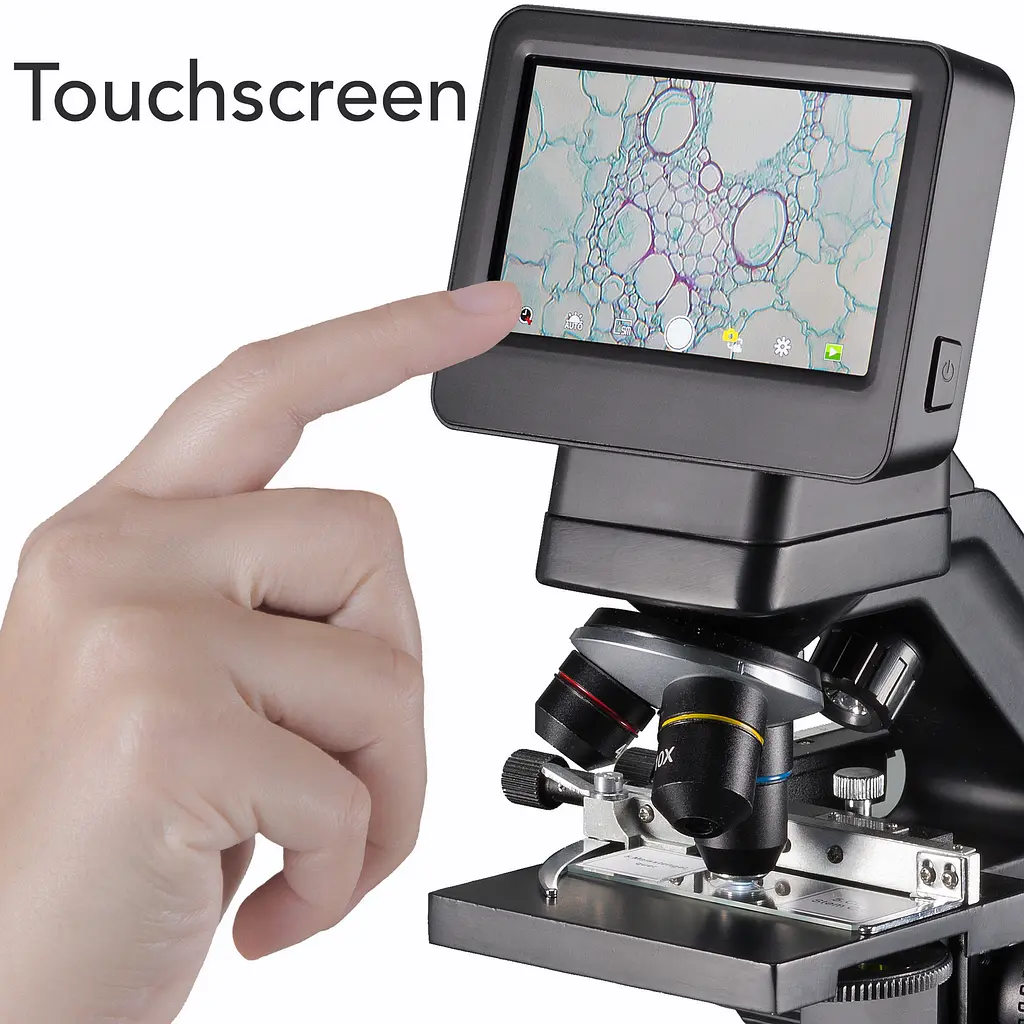 Мікроскоп Bresser Biolux LCD Touch 5MP HDMI 30x-1200x (5201020) - фото 3