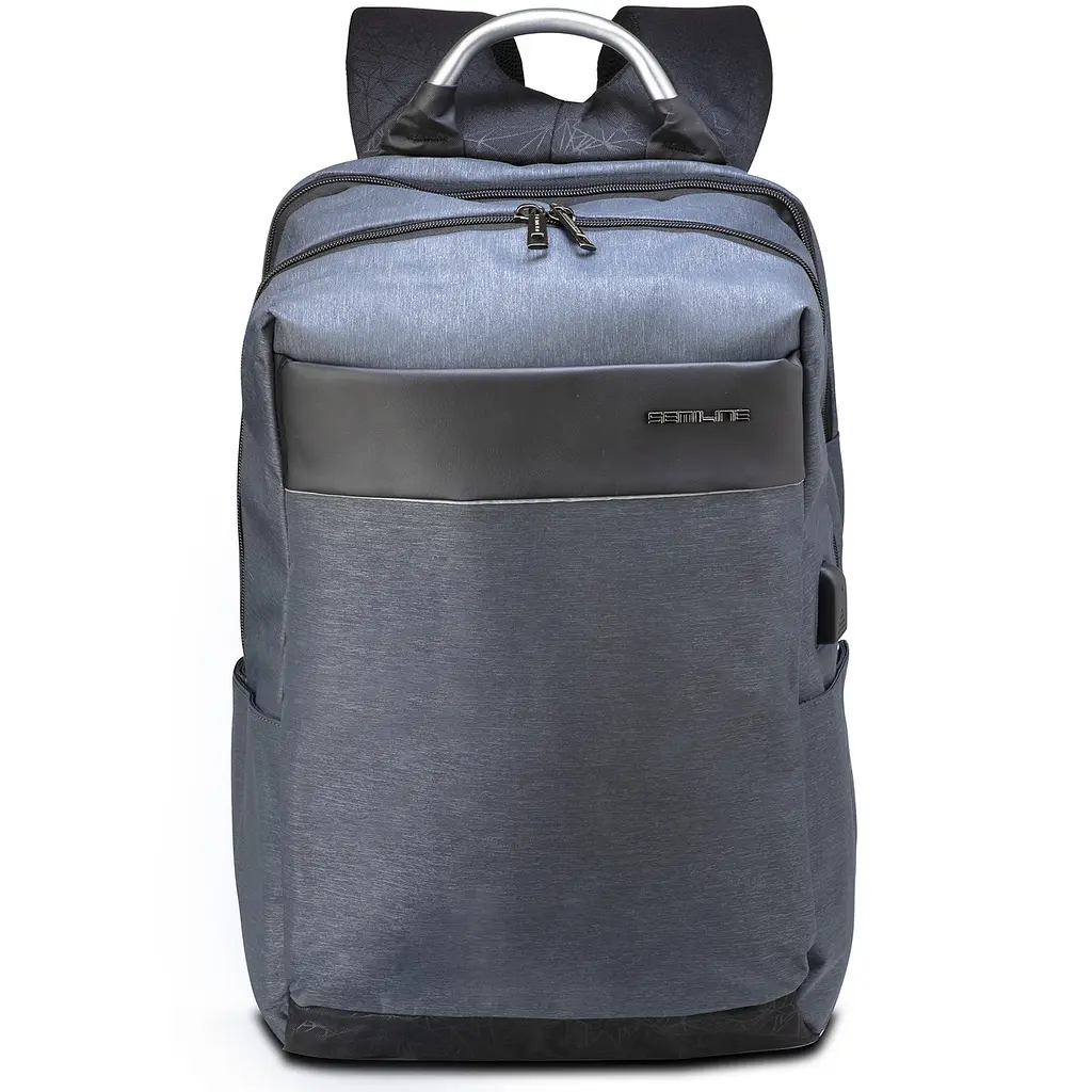 Рюкзак городской Semi Line USB 30 Grey (P8002) - фото 2