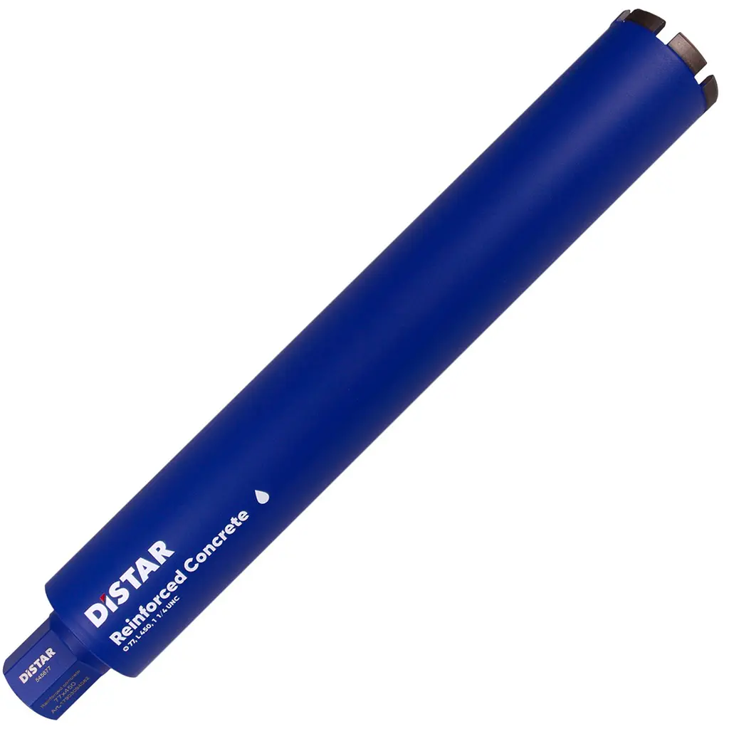 Коронка алмазна Distar DDS-W 77x450-7x1 1/4 UNC залізобетон