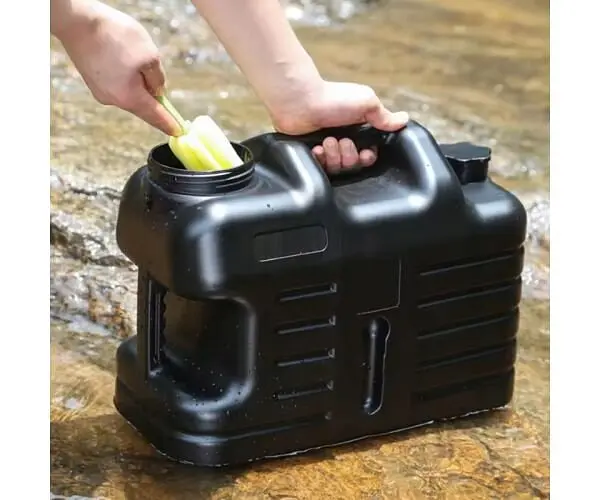 Бутель Каністра 18,5 л для води з краном та ручкою, чорний, ViO PET-TB 18.5L - фото 5