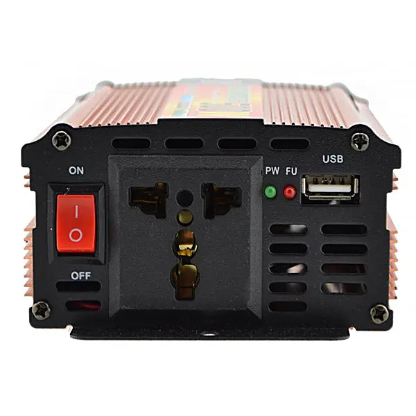 Автоінвертор-перетворювач напруги 12 V-220 V 500 Вт 12 V-220 V 500 W USB Power Inverter UKC SSK-500W 12 V - фото 8