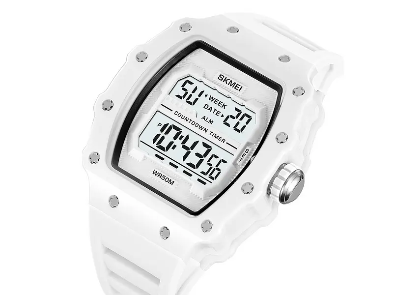 Чоловічий наручний годинник 2296WT White Skmei acs0030041 - фото 4