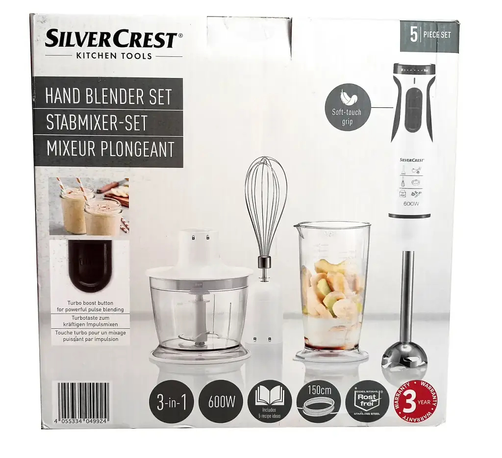 Блендер Silver Crest SSMS 600 D4 white - фото 8