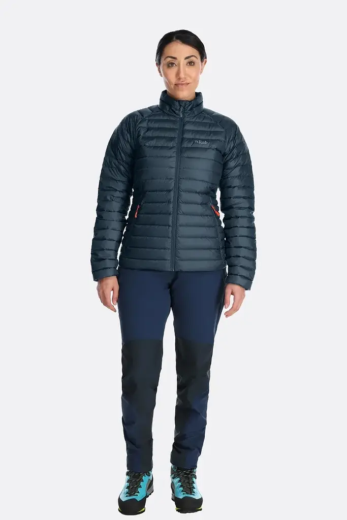 Пуховик жіночий Rab Microlight Jacket Womens 10 Темно-синій - фото 3