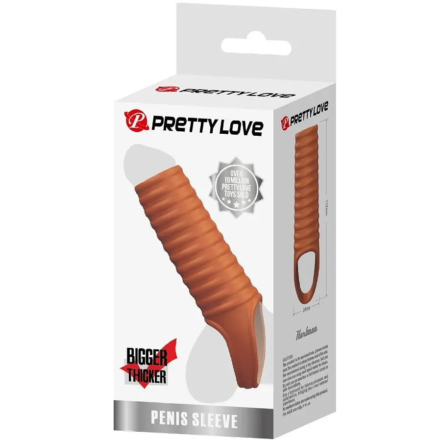 Насадка на пеніс PRETTY LOVE Hartman, TPR, Waterproof PRETTY LOVE BI-026275 103662