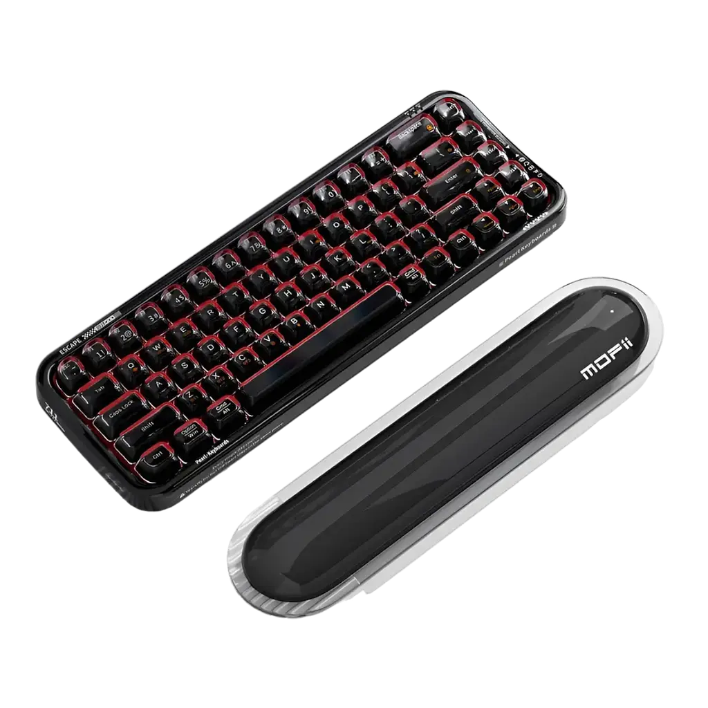 Клавіатура Mofii Pearl SK-711 з підставкою під зап'ястя Black - фото 2