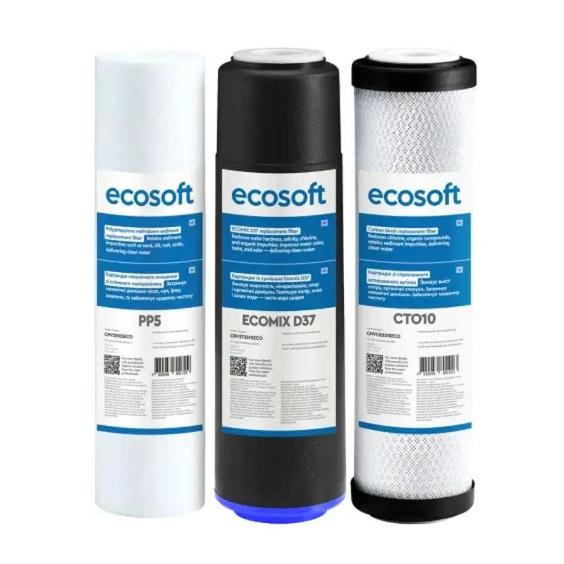 Комплект картриджів Ecosoft для потрійного фільтра - фото 2