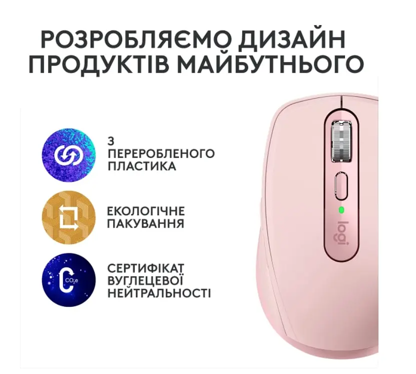 Миша бездротова Logitech MX Anywhere 3S Rose (910-006931) - фото 8