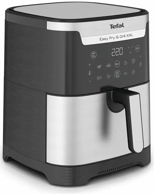 Tefal Мультипіч EasyFry&Grill XXL, 1830Вт, чаша-6.5л, сенсорне керув., 8 програм, пластик, черно-сірий - фото 3