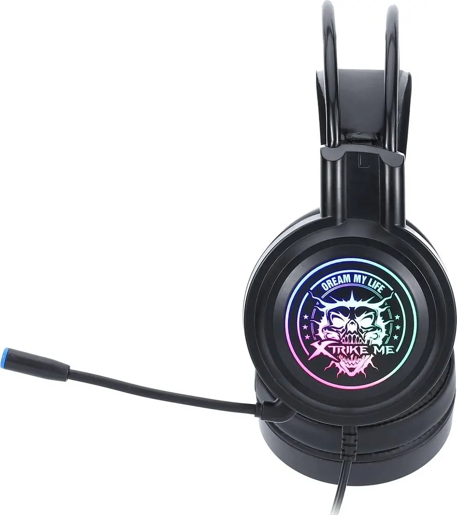 Ігрова гарнітура Xtrike Me GH-516 USB 7.1 RGB Black (GH-516) - фото 5