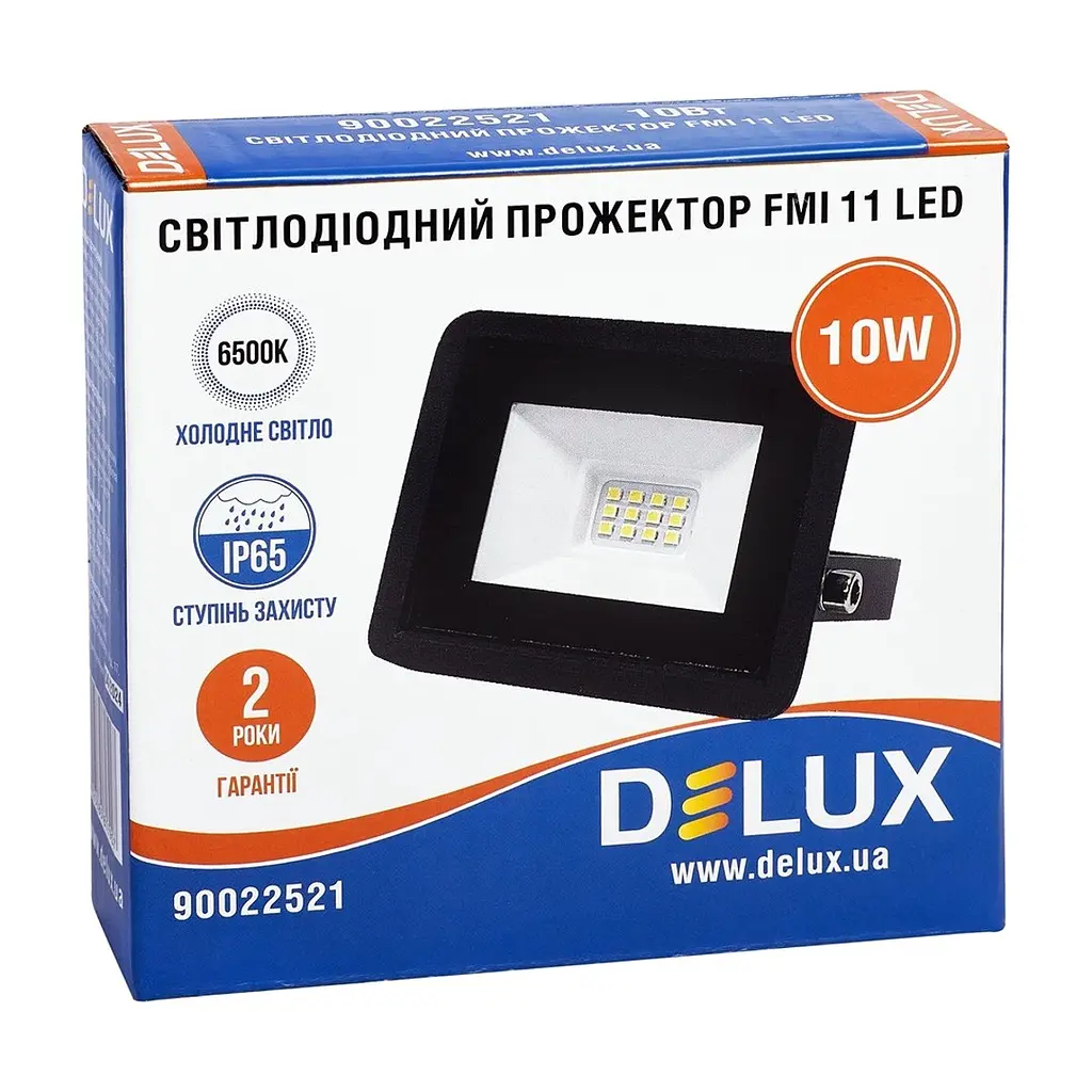 Прожектор Delux FMI 11 LED 10Вт 6500K IP65 (90022521) - фото 3