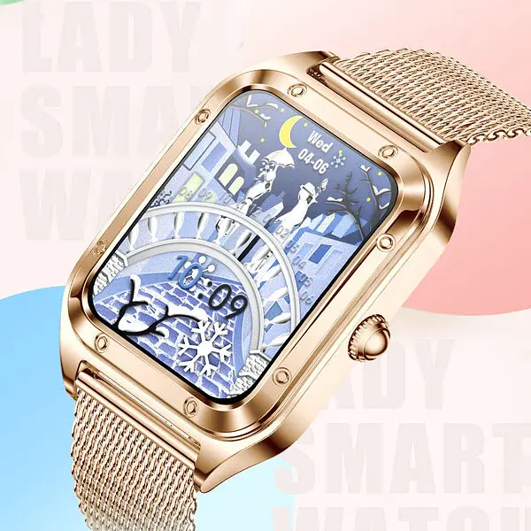 Годинник Smart Flower New Gold, 2 ремінця - фото 12