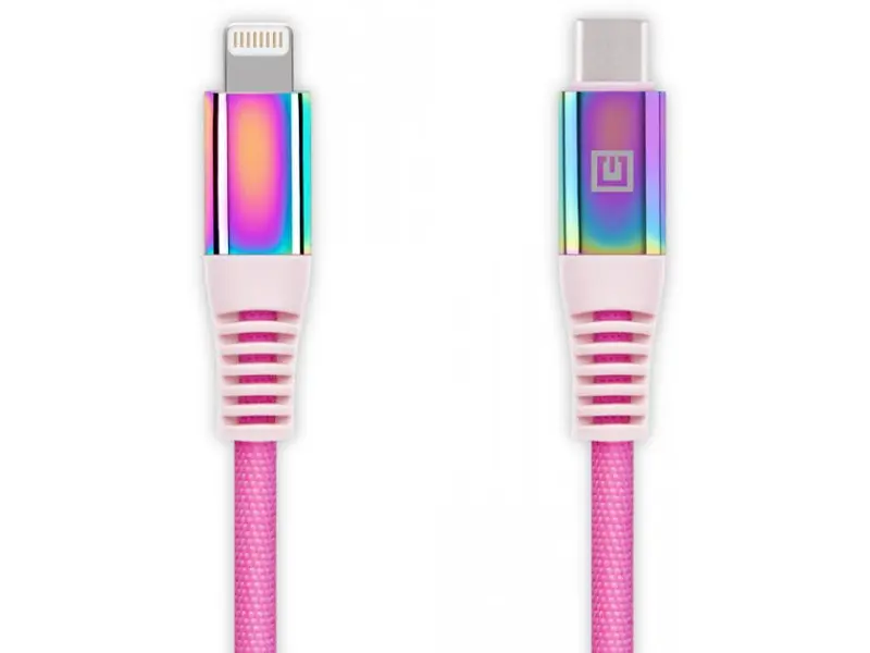 Кабель REAL-EL USB Type-C to Lightning 1m MFI Rainbow (EL123500054) - фото 6
