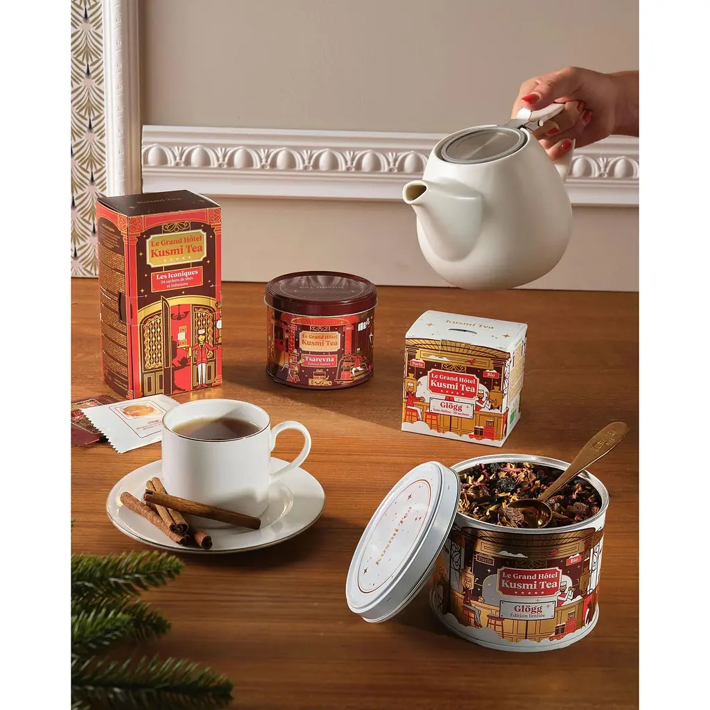 Чай трав'яний Kusmi Tea Глінтвейн органічний 125 г - фото 9