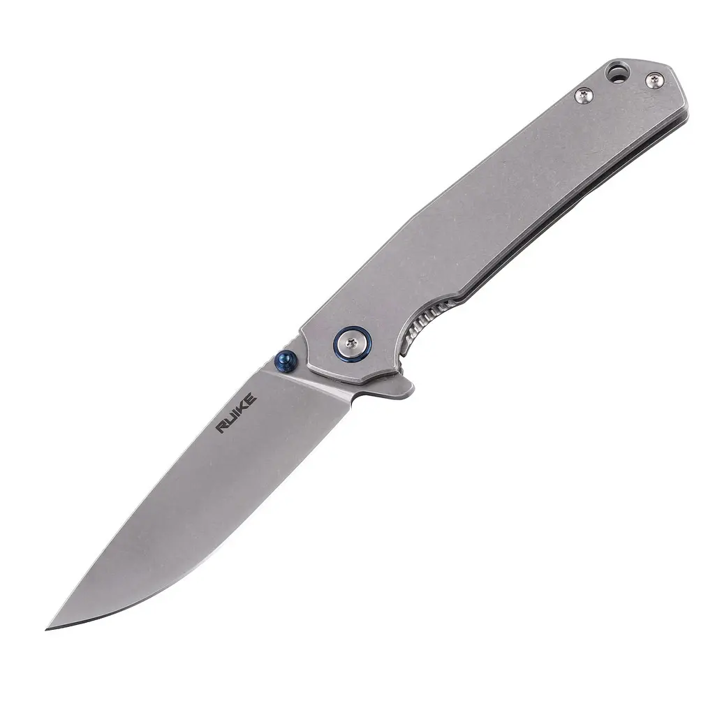 Ніж складаний туристичний Ruike P801-SF, (8.6 см) 14C28N/3cr14n сірий