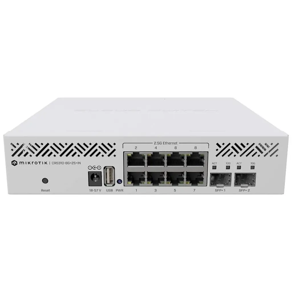 Комутатор мережевий Mikrotik CRS310-8G+2S+IN - фото 2