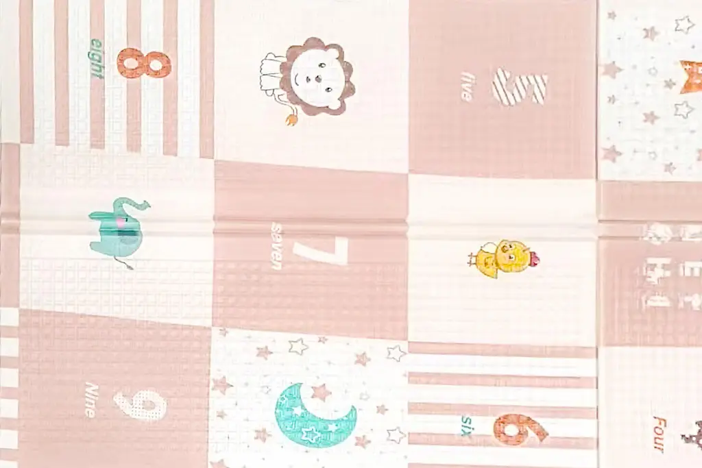 Дитячий складний килимок Poppet Клітинки-цікавинки та Крутий маршрут двосторонній 150х180x1 см (PP036-150) - фото 6