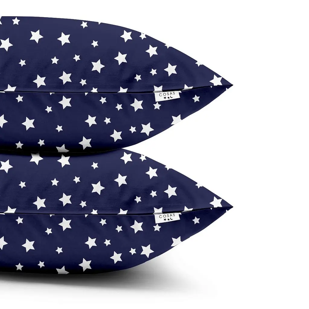 Набір наволочок Cosas Blue starsfall 50х70 см синій (SetPillow_StarfallBlue_50х70) - фото 3