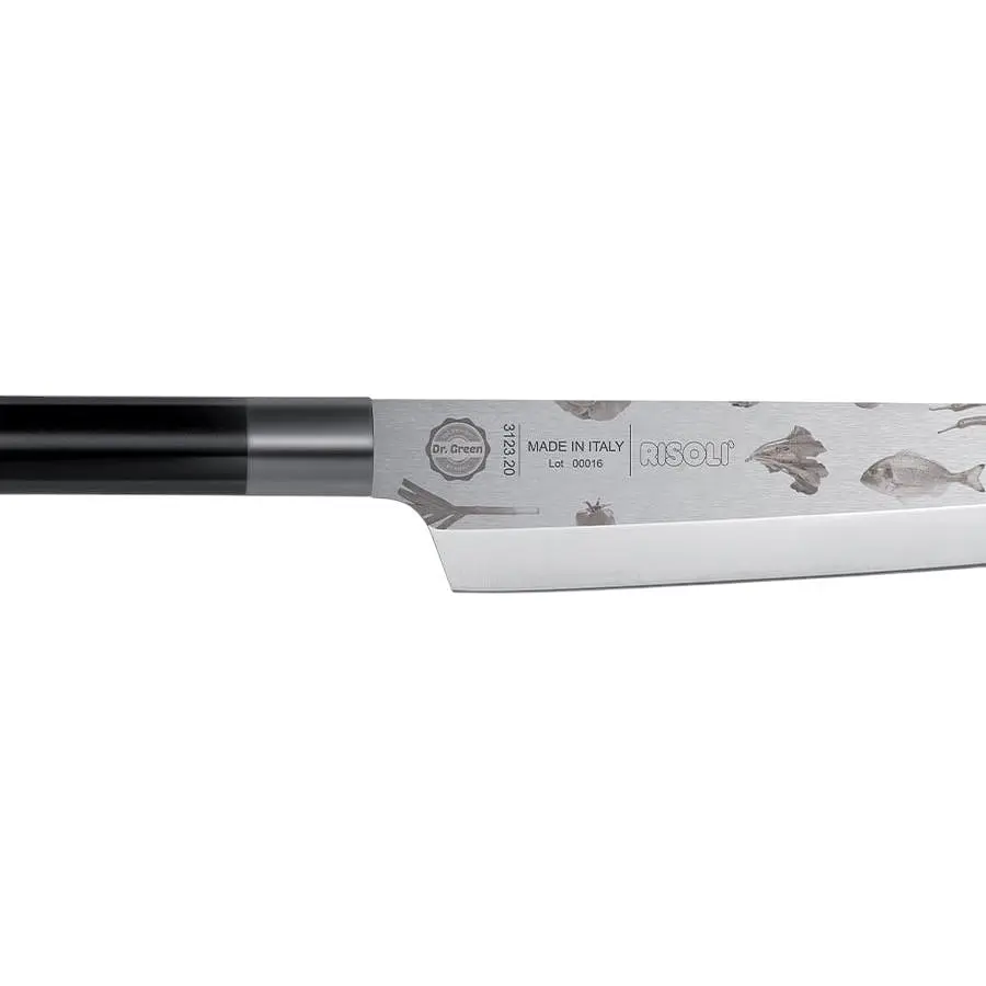 Ніж кухарський Risoli Dr. Green Chef 20 см (02040DR/20CH) - фото 3