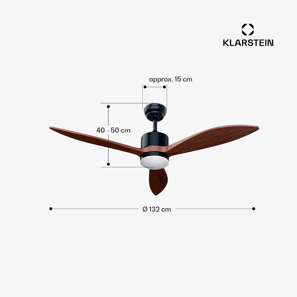 Потолочный вентилятор Klarstein SkyBreeze Smart (10047038) - фото 7