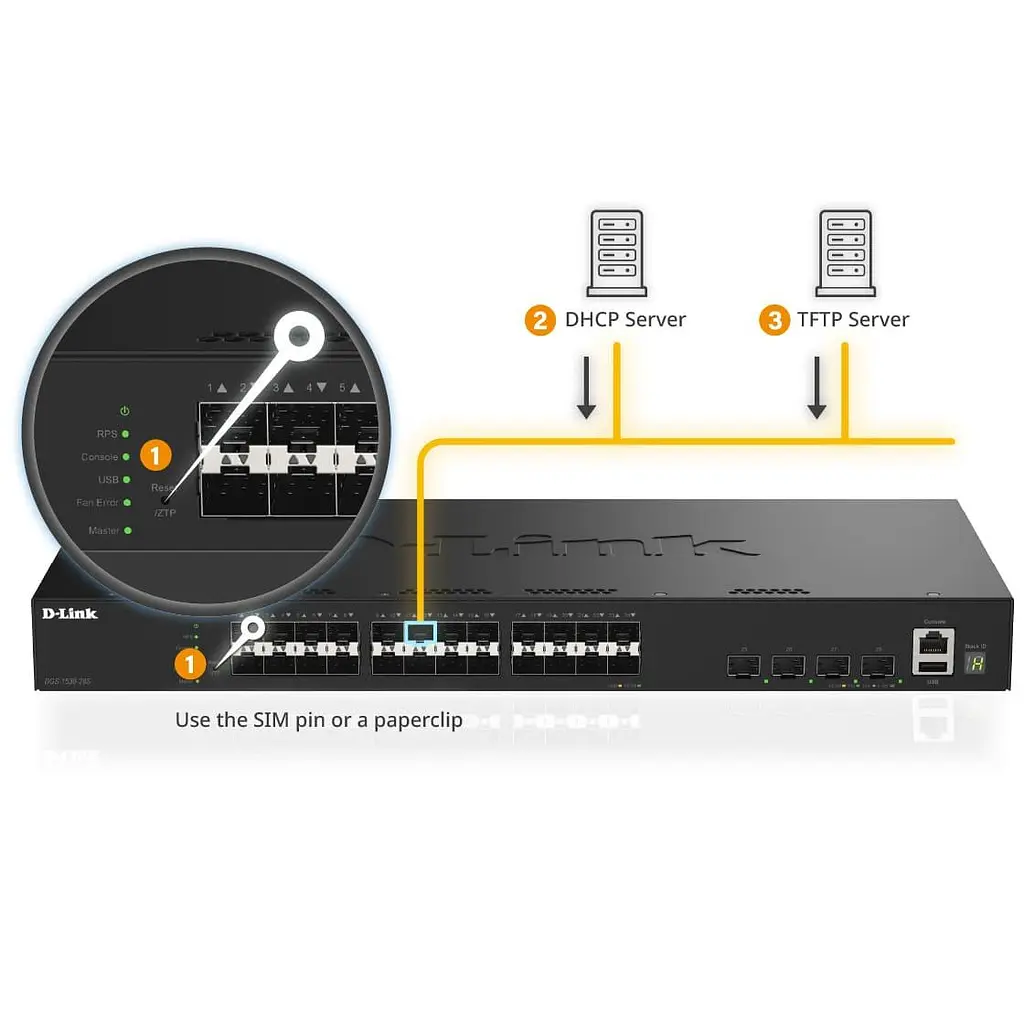 Комутатор D-Link DGS-1530-28S 24-Port SFP L2+/L3 Lite Smart Managed (DGS-1530-28S/E) - фото 3