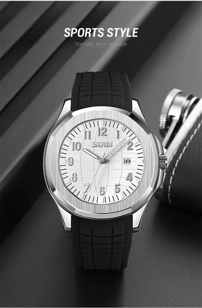 Часы наручные Skmei 9286 Black White, 9286BKWT (18379) - фото 3