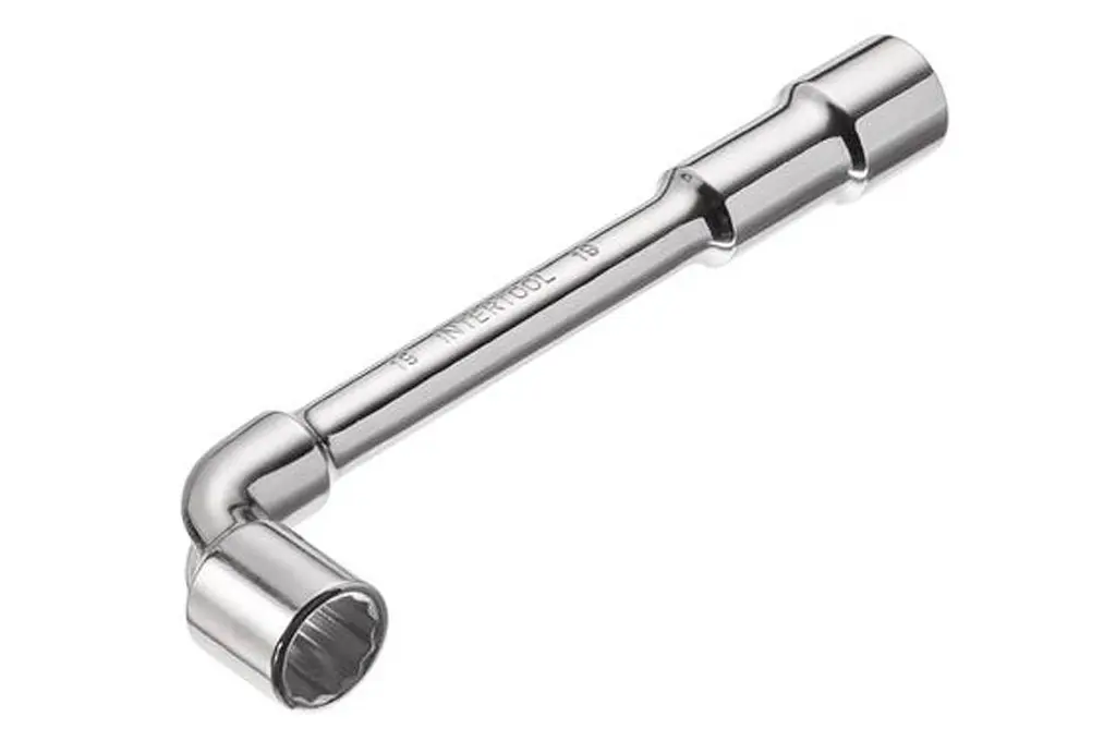 Ключ торцевой L-образный с отверстием Intertool 19 мм - фото 2