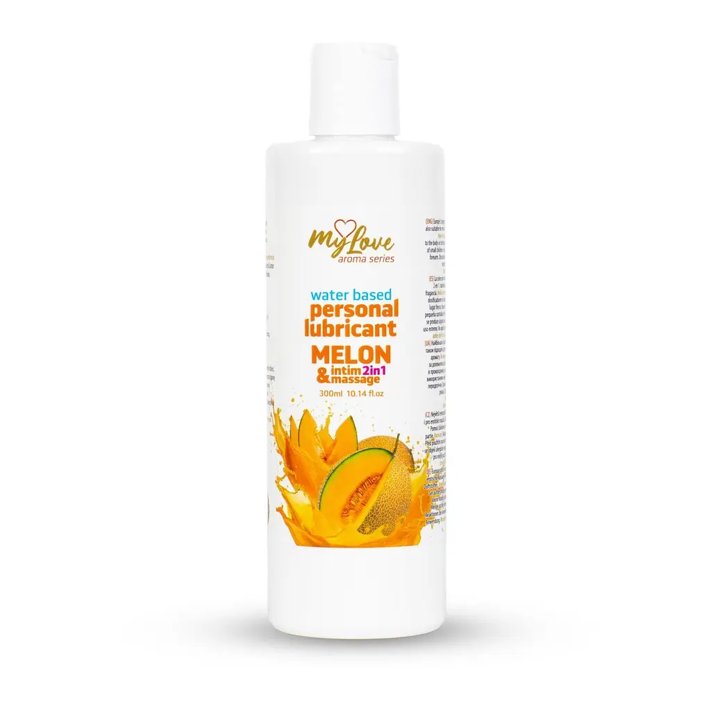 Лубрикант MyLove Aroma Series IntimMassage 2in1 Melon, 300 мл