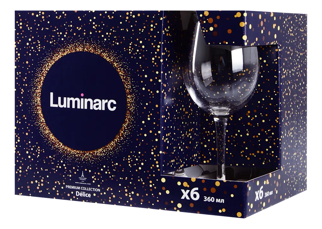 Набор бокалов Delice Mist, 6х360 мл Luminarc kuh0016530 - фото 3