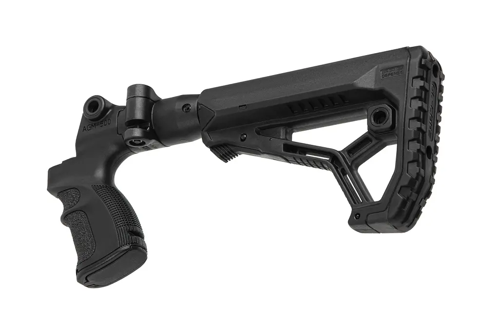 Приклад складной с пистолетной рукояткой Fab Defense для Mossberg 500 черный AGMF500FK - фото 4
