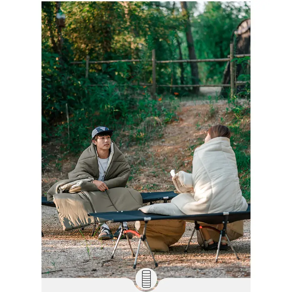 Спальник з капюшоном Naturehike LD250 CNK2300SD016 темно-зелений - фото 2