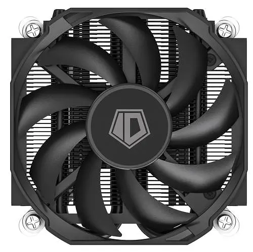 Кулер для процесора ID-Cooling IS-28i Black, алюміній, 1x92 мм, Intel 115x/1200/1700/1851, до 65 Вт, 4-pin, 800-3600 об/хв, гідродинамічний підшипник, низький профіль - 92×92× - фото 2