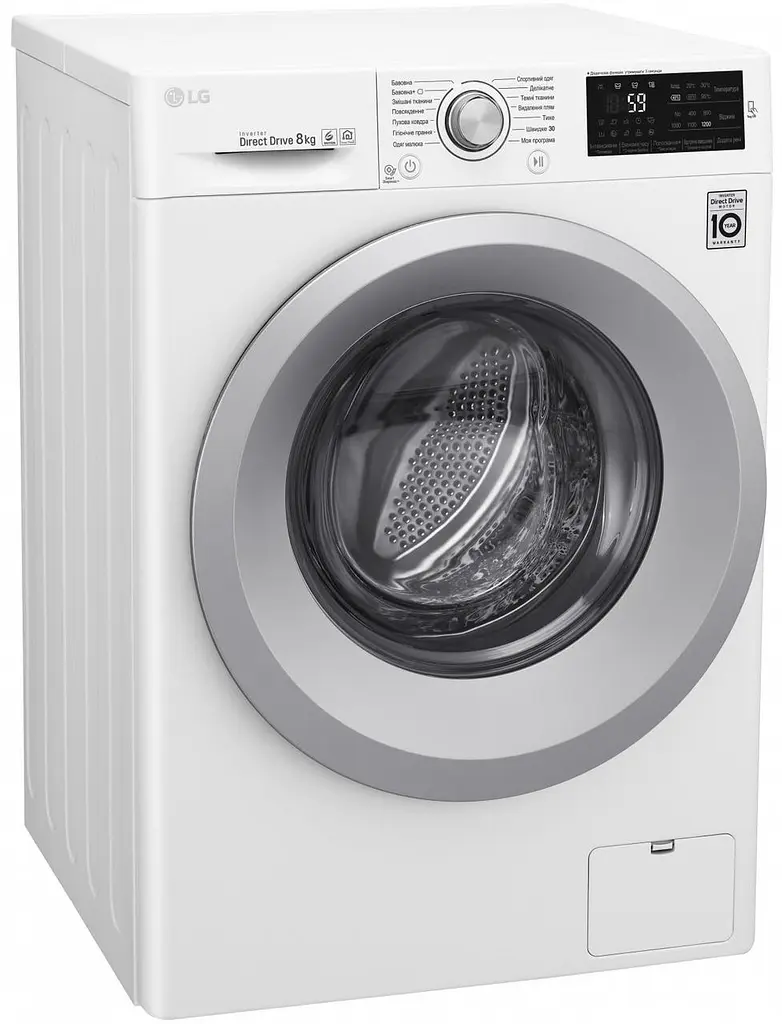 Стиральная машина LG F0J6NN0W фронтальная загрузка /6 кг/1000 об. в мин./глубина 45 см/А+++ (F0J6NN0W) - фото 8