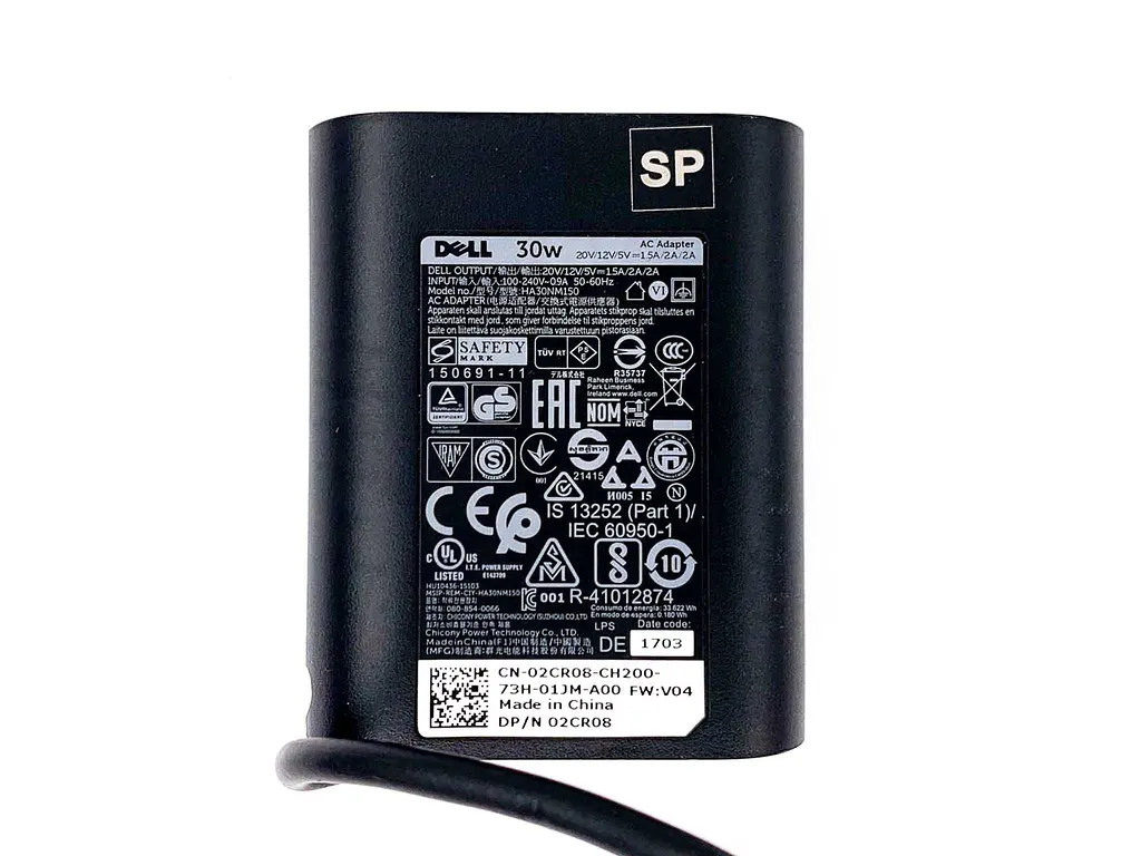 Блок живлення Dell 30 w type C - Б/В - фото 2
