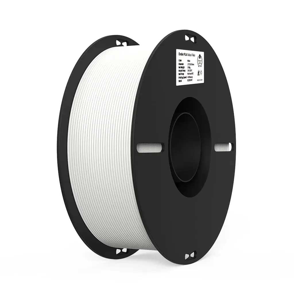 Пластик для 3D-принтера Creality PLA 2x1кг, 1.75мм, white+black (3301010337) - фото 2