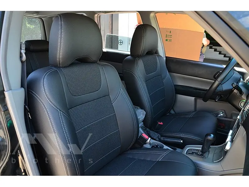 Авточохли модельні MW Brothers для Subaru Forester II c 2003 - фото 6
