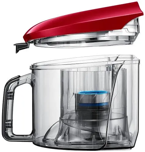 Пилосос Samsung VC07M2110SR/UK Red, 700W, тип збирання суха, без мішка Cyclone Force with Anti-tangle Turbine, пилозбірник 1.5л, 2-ступенева щітка - фото 4
