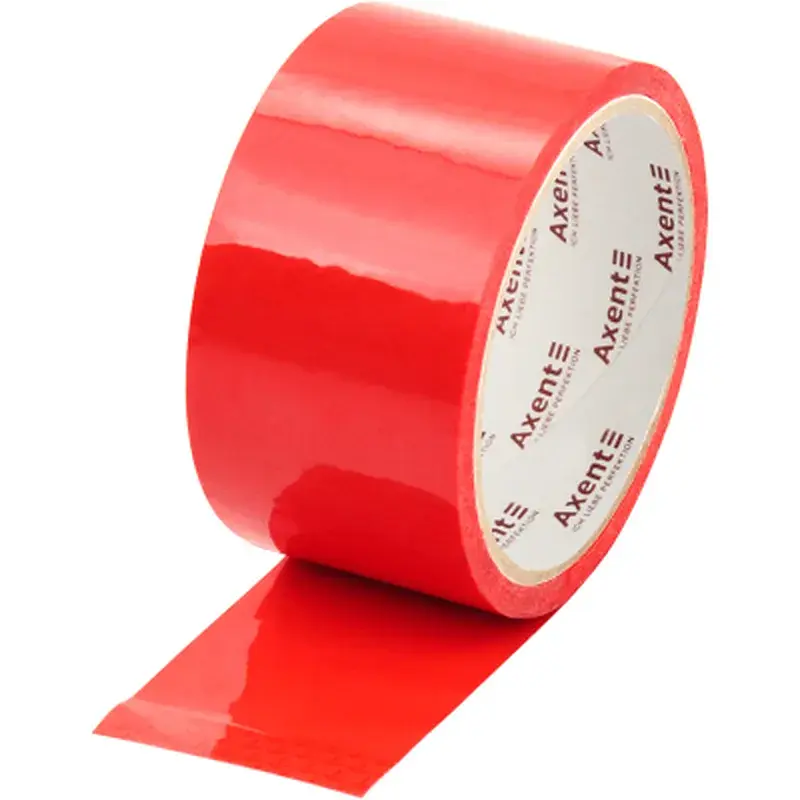 Скотч Axent 48 мм х 35 м х 40 мкм, червоний (3044-06-A)