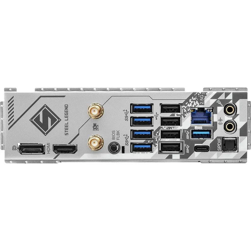 Материнська плата ASRock B650 Steel Legend WIFI (AM5/B650, 4xDDR5, 2xPCIex16, HDMI/DP, 4xSATAІІІ,3xM.2, 2.5GLan, ATX) - фото 4