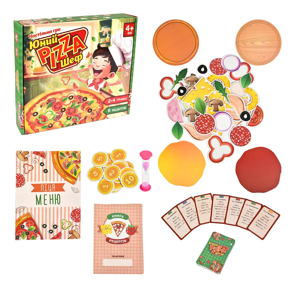 Настільна гра Strateg Юний Pizza Шеф українською мовою (30781) - фото 2