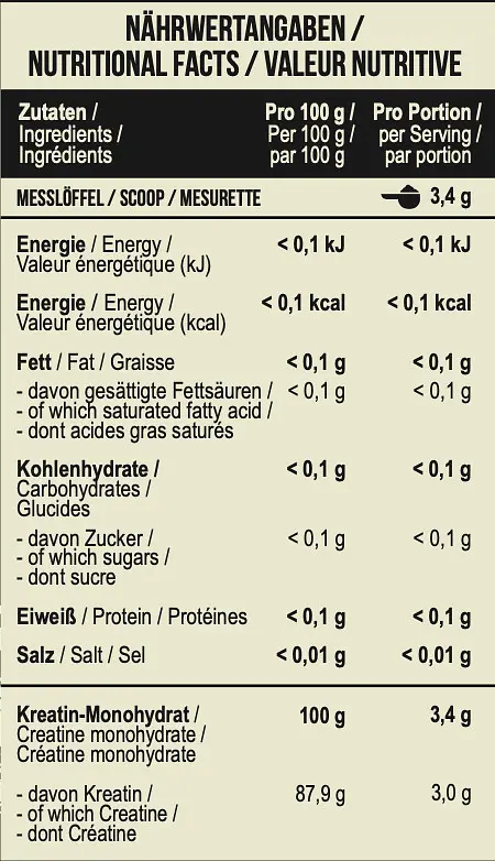 Мікронізований Креатин MST Nutrition Моногідрат - 500 г - фото 3