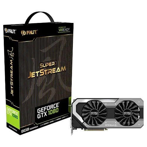 Відеокарта GeForce GTX 1080 8GB Palit Super JetStream (NEB1080S15P2-1040J) Б/В