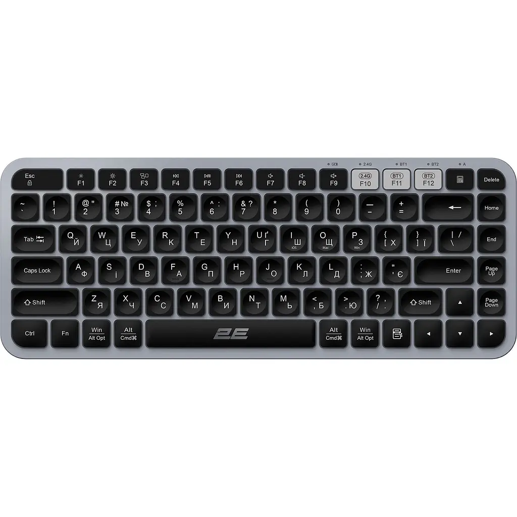 Комплект [клавіатура + миша] 2E MK430 Grey/Black [2E-MK430WBGR_UA] [140899] - фото 2