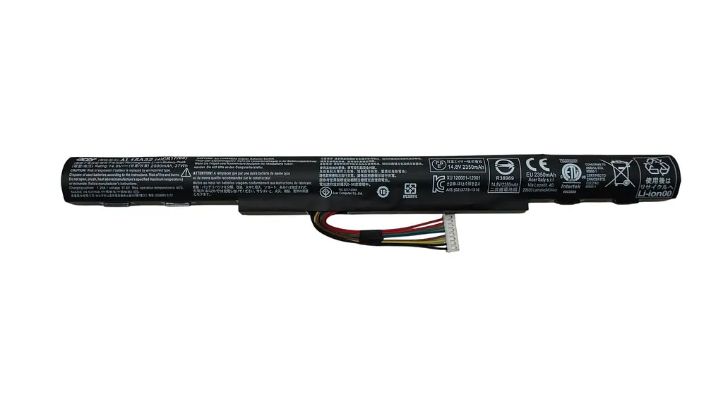Акумулятор для ноутбука Acer AL15A32 Aspire E5-422 14.8V Black 2500 mAh - фото 2
