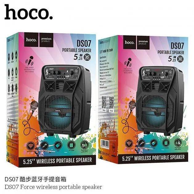 Вluetooth колонка HOCO DS07 black - фото 8