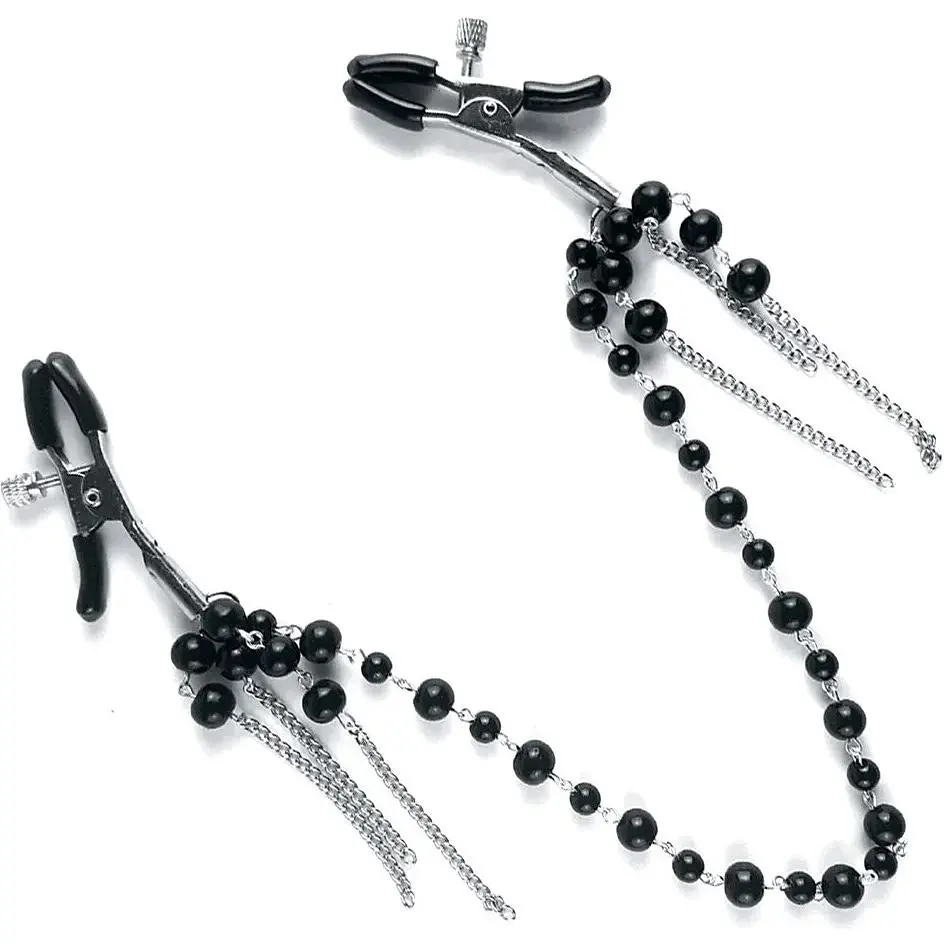 Затискач для сосків Art of Sex - Nipple clamps Afina Black - фото 3
