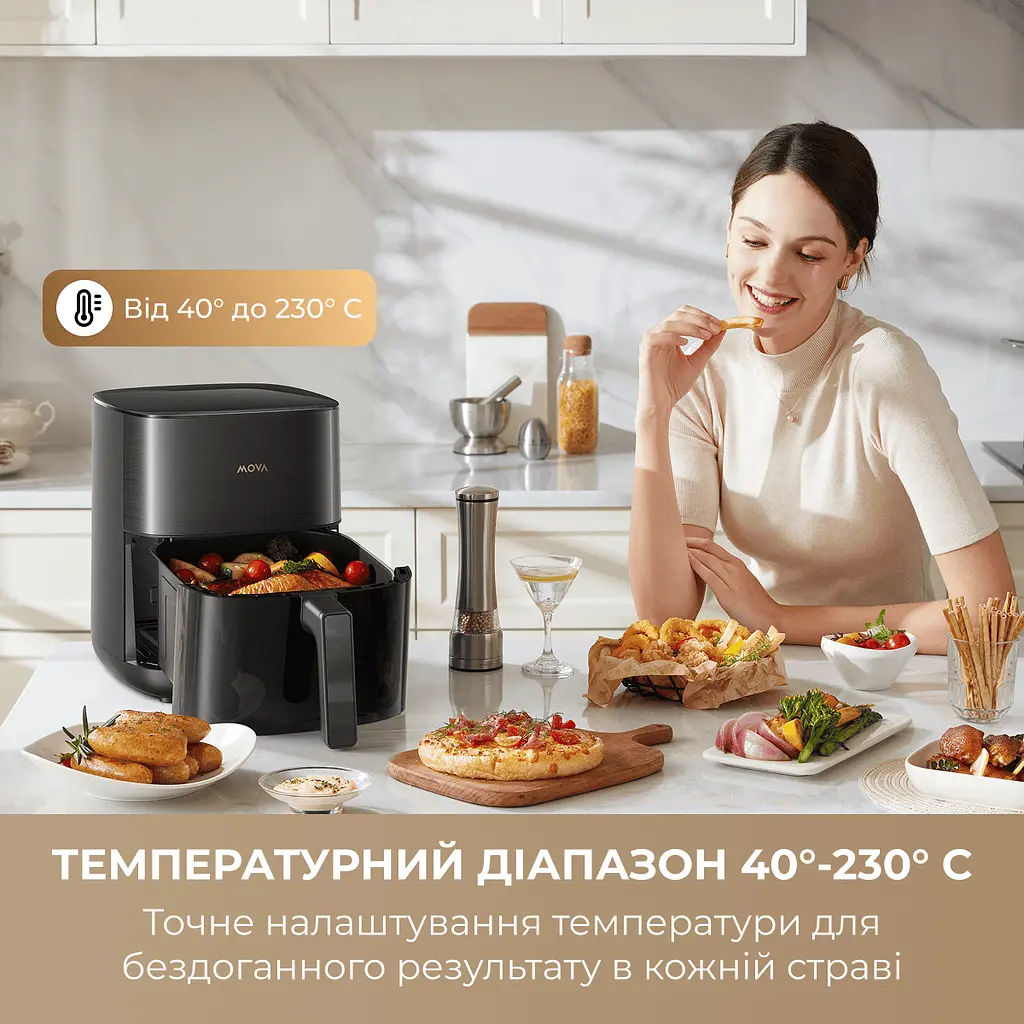 Мультипіч MOVA AeroChef FD10s Pro Black - фото 4