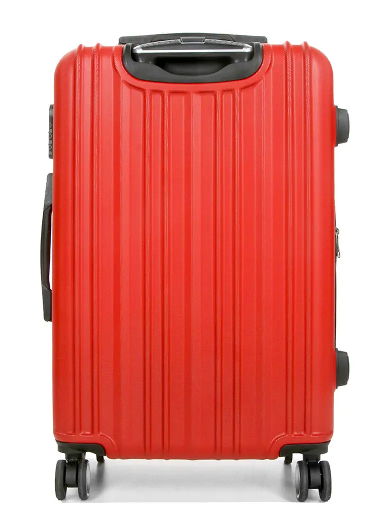 Валіза полікарбонат середній (M) Airtex 623 70л 66x42x26см Червоний (Red) - фото 3