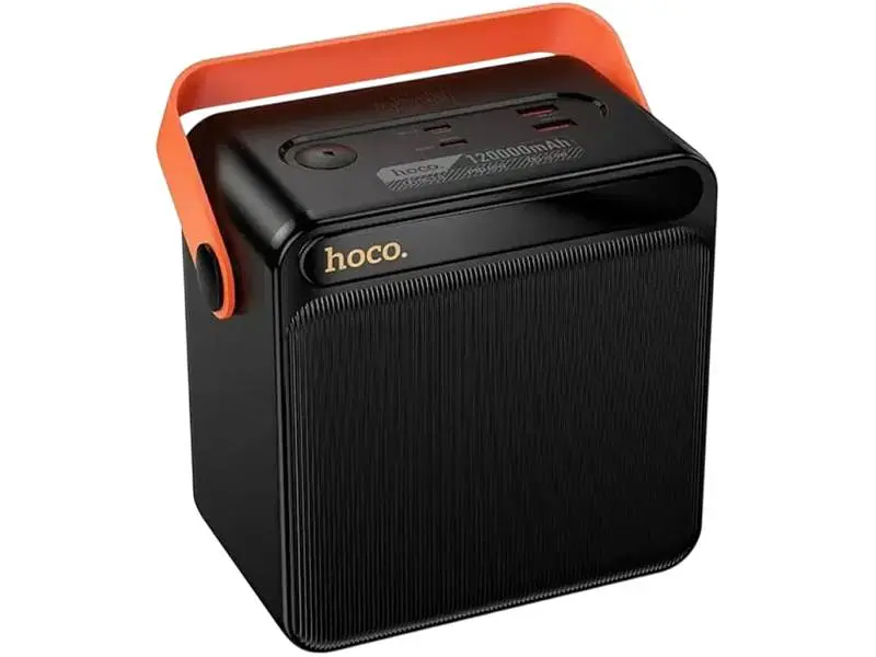 Зовнішній акумулятор (павербанк) Hoco DB101A Zeus 120000mAh 65W Black - фото 2
